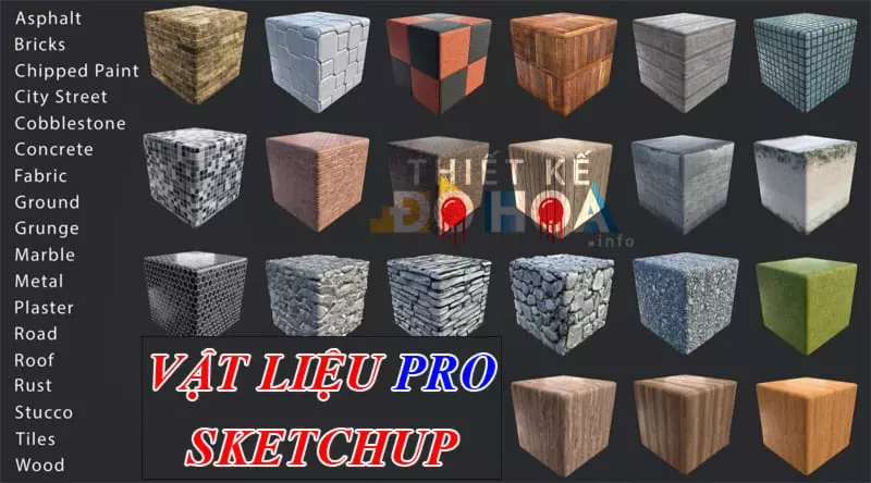 Muốn làm vật liệu trong Sketchup đẹp bắt buộc phải xem bài này