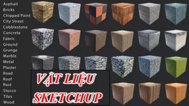 vat lieu sketchup