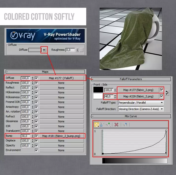 chi tiet setting vat lieu tren 3ds max 11 Chi tiết Setting vật liệu trên 3ds max