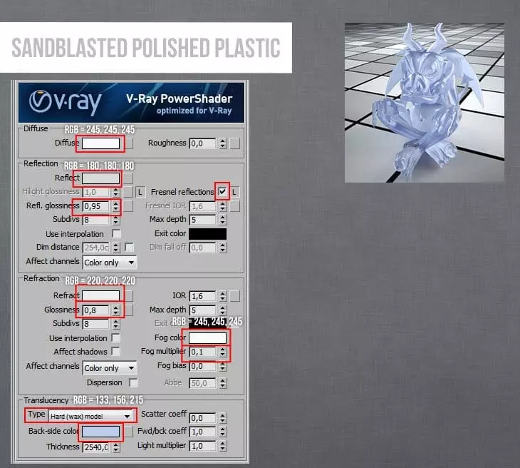 chi tiet setting vat lieu tren 3ds max 22 Chi tiết Setting vật liệu trên 3ds max