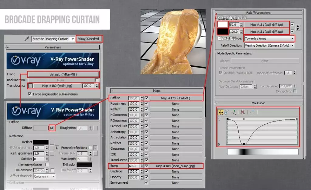 chi tiet setting vat lieu tren 3ds max 27 Chi tiết Setting vật liệu trên 3ds max