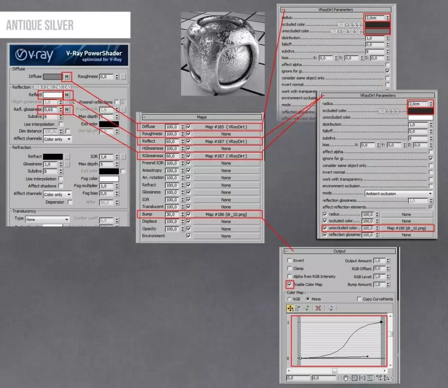 chi tiet setting vat lieu tren 3ds max 28 Chi tiết Setting vật liệu trên 3ds max