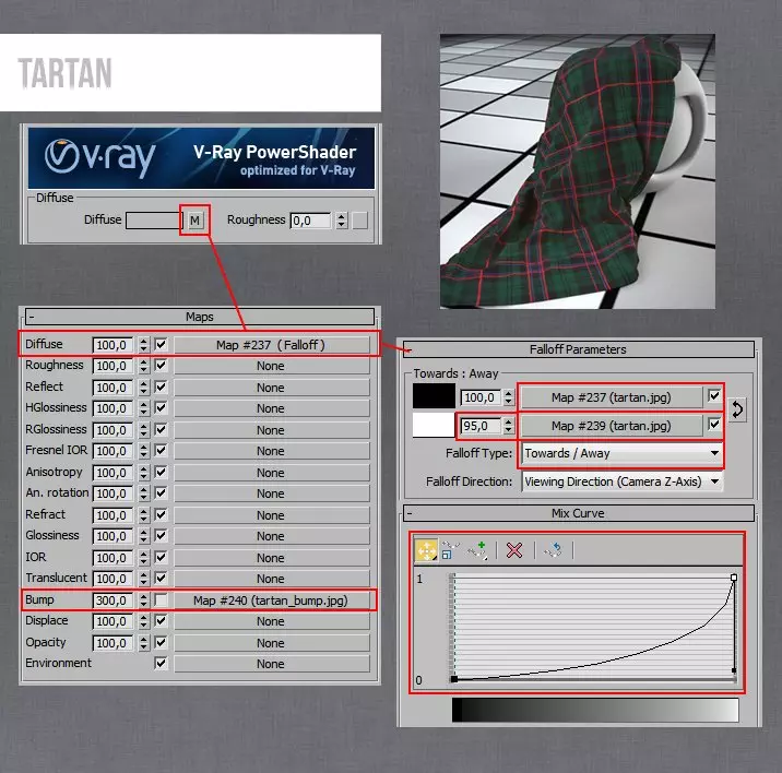 chi tiet setting vat lieu tren 3ds max 29 Chi tiết Setting vật liệu trên 3ds max