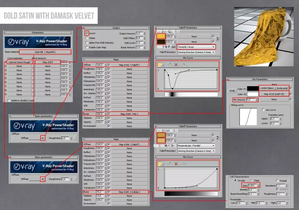 chi tiet setting vat lieu tren 3ds max 7 Chi tiết Setting vật liệu trên 3ds max
