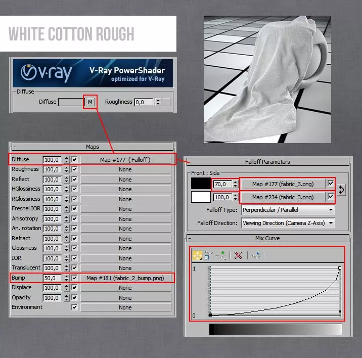 chi tiet setting vat lieu tren 3ds max 8 Chi tiết Setting vật liệu trên 3ds max