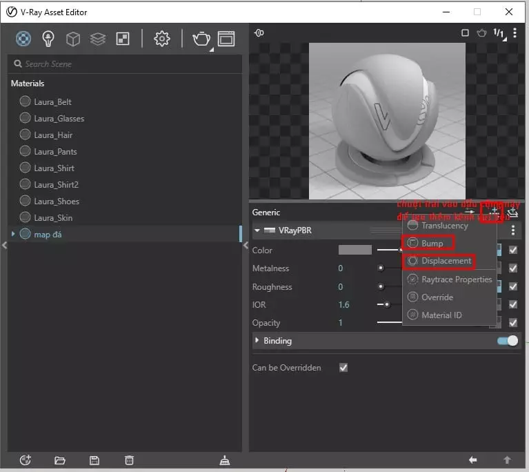 Hướng dẫn cách sử dụng maps vật liệu sketchup loại pbr