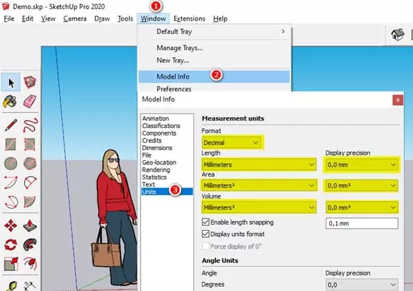 Hướng dẫn Setting Sketchup 2 Hướng dẫn Setting Sketchup
