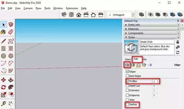 Hướng dẫn Setting Sketchup 5 Hướng dẫn Setting Sketchup