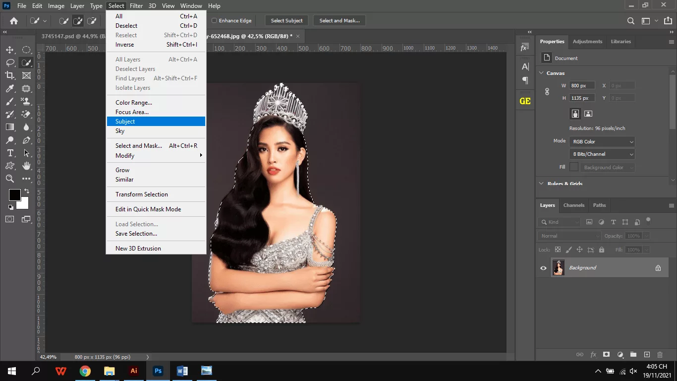 3 cach xoa nen cuc don gian bang photoshop 17 remove background