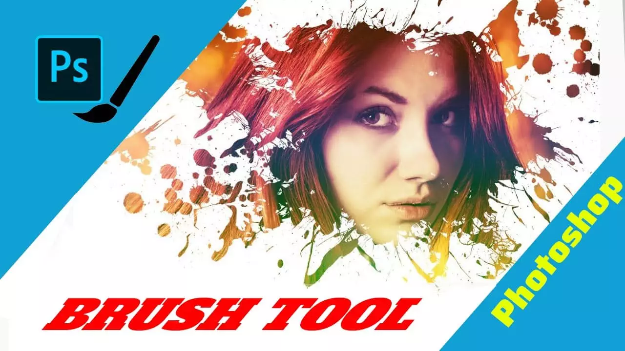 brush tool for photoshop banner