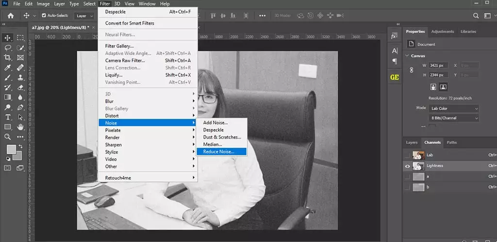 Cách khử nhiễu ảnh
