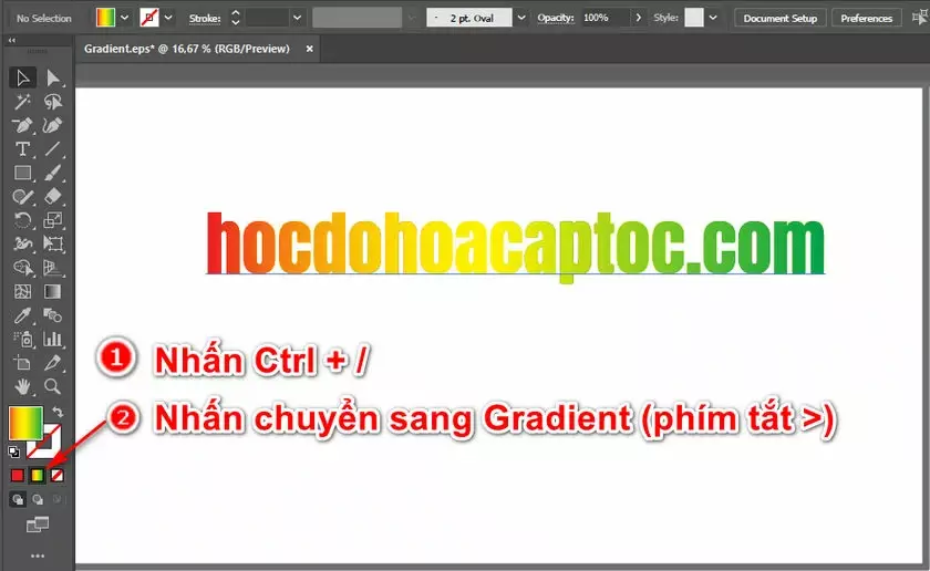 tao chu dep 1 3 cách tạo chữ đẹp màu gradient trong ai