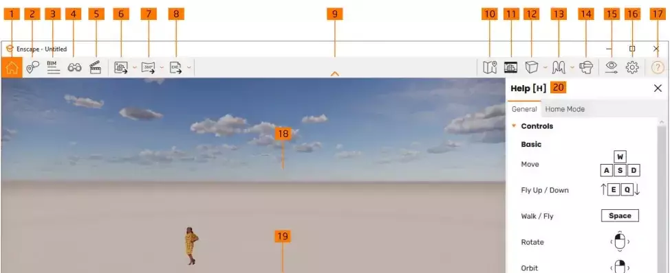 Hướng dẫn sử dụng thanh công cụ trong Enscape