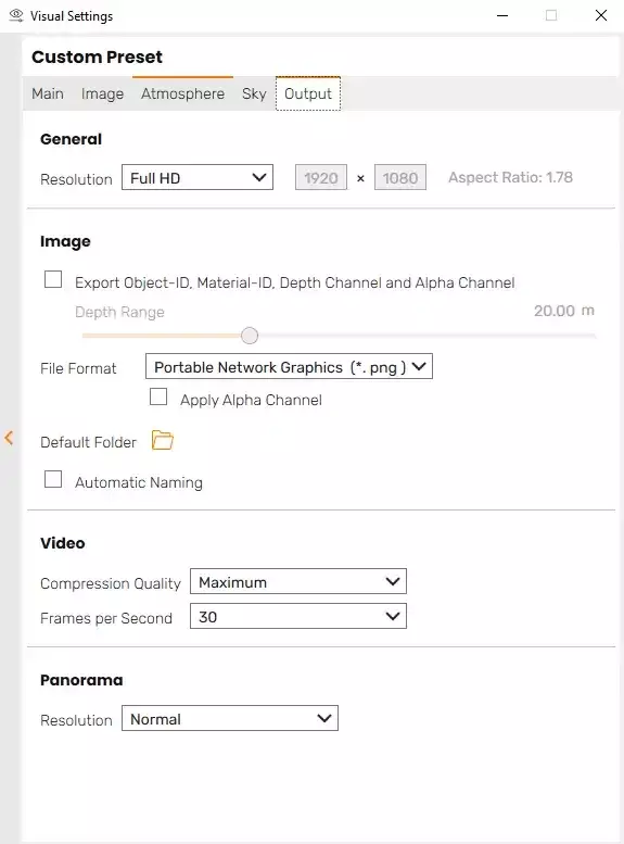 Chi tiết các thông số Setting trong Enscape