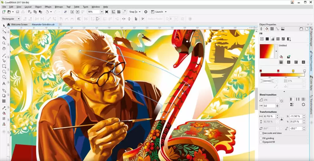 Học thiết kế đồ họa trên phần mềm Coreldraw 