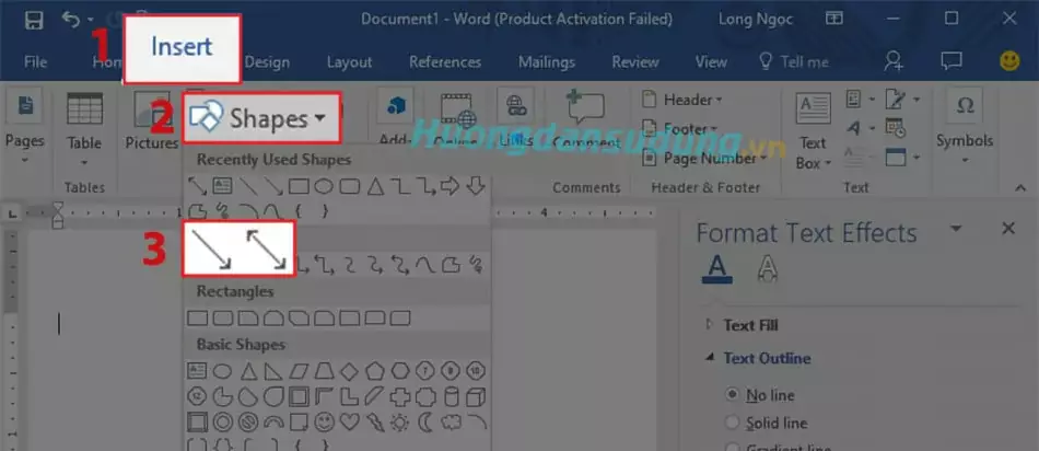 Cách vẽ mũi tên trong Word siêu đơn giản, nhanh chóng Cách vẽ mũi tên trong Word