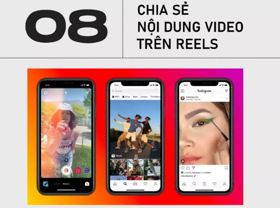 10 tips designer tạo cơ hội từ Instagram 9 Chia sẻ nội dung video trên Reels