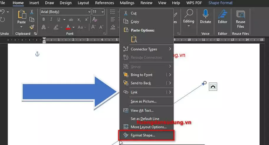 Cách vẽ mũi tên trong Word siêu đơn giản, nhanh chóng Cách vẽ mũi tên trong Word