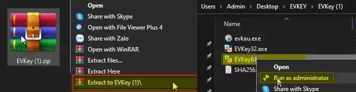 EVKEY bộ gõ tiếng việt chuẩn và xịn nhất 1 Cài evkey cho windows