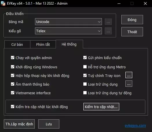 EVKEY bộ gõ tiếng việt chuẩn và xịn nhất 5 EVKEY bộ gõ tiếng việt chuẩn và xịn nhất 2023