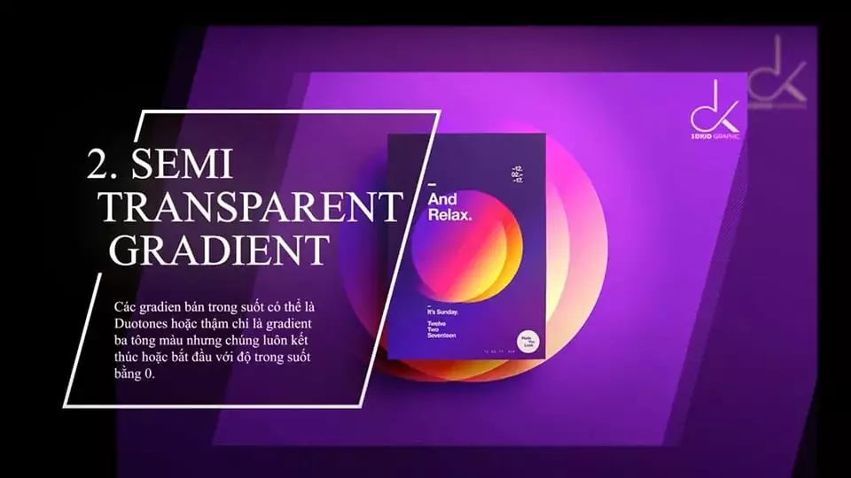 Cách sử dụng gradient trong thiết kế 1 Cách sử dụng gradient trong thiết kế