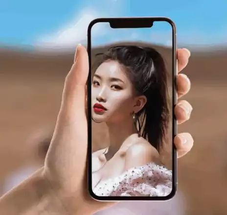 Cách tạo màn hình nhìn xuyên trong photoshop Cách tạo màng hình điện thoại nhìn xuyên background trong photoshop