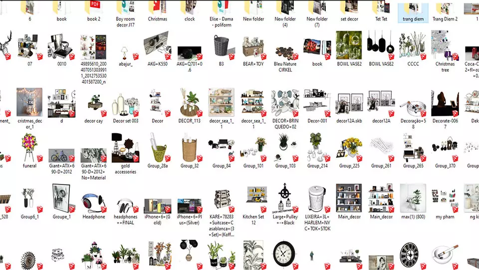 Thư viện sketchup Thư viện sketchup