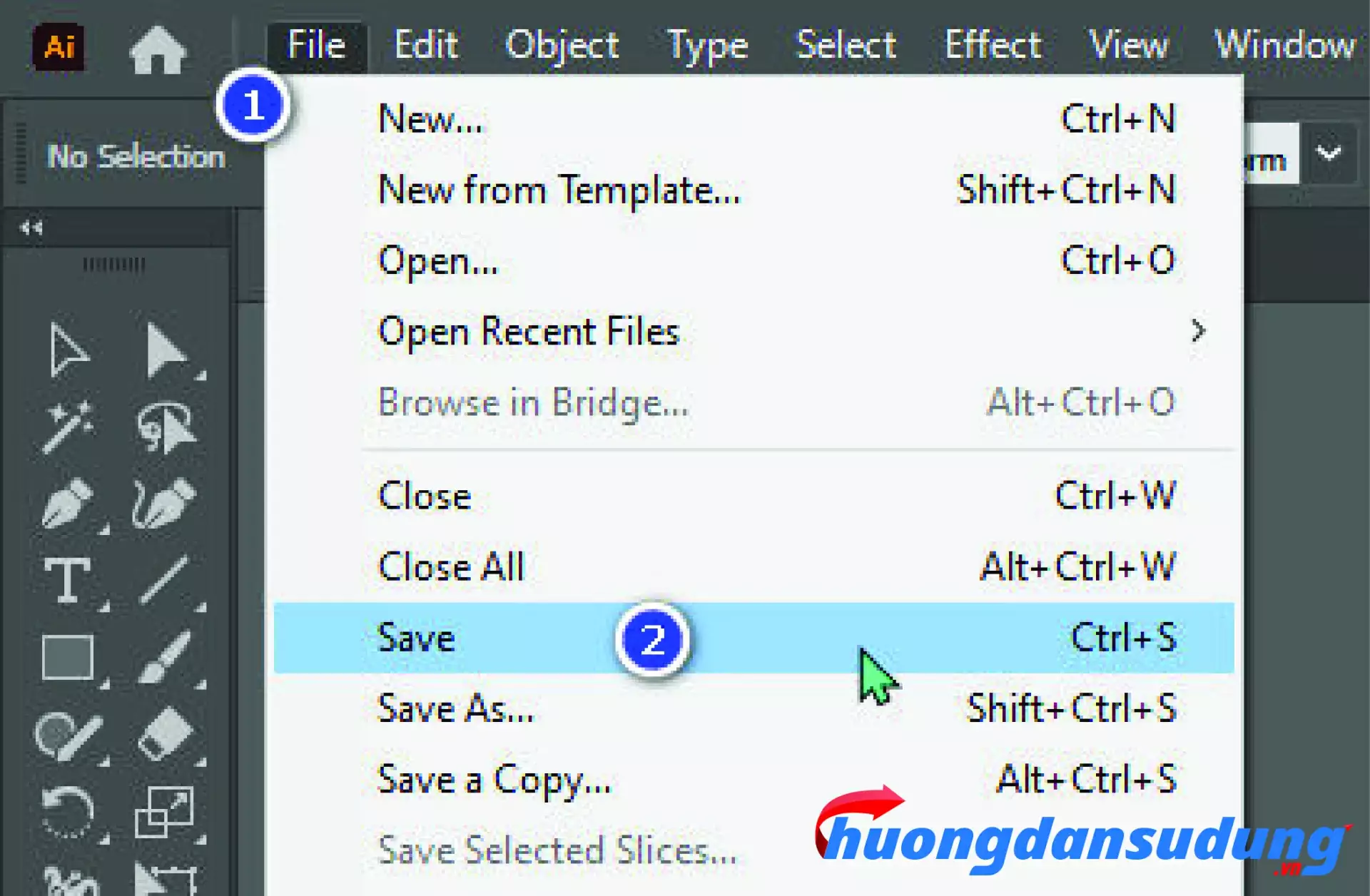 Cách lưu file trên Illustrator mới nhất 1 Cách lưu file trên Illustrator