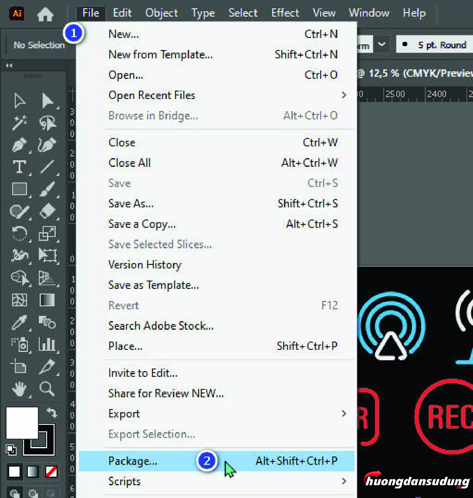 Cách lưu file trên Illustrator mới nhất 3 Cách đóng gói file trên Illustrator