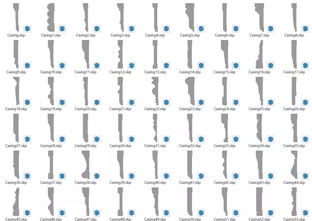 thư viện phào chỉ profile builder 3 tự động miễn phí