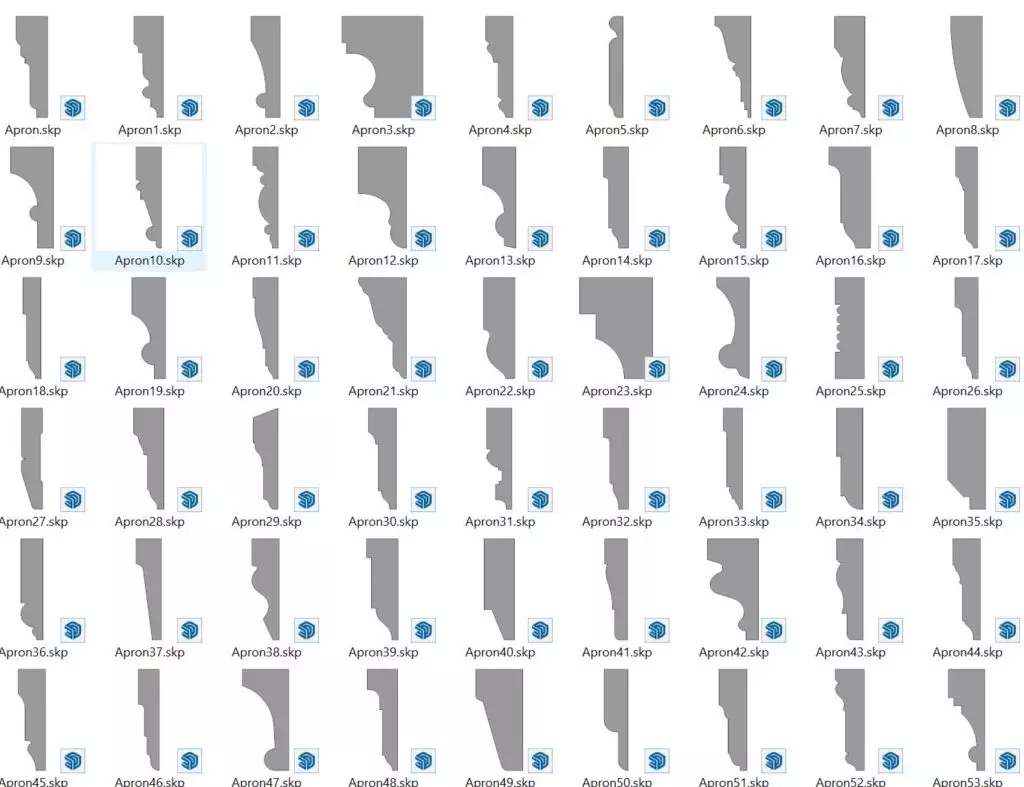 thư viện phào chỉ profile builder 3 tự động miễn phí