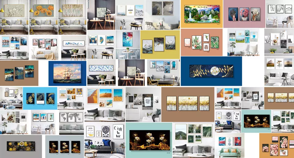 TRANH CANVAS 2 TRANH CANVAS 2