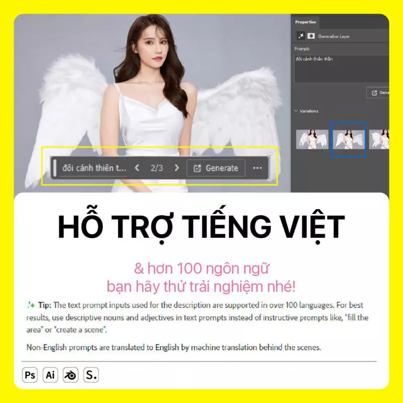 Cach su dung Generative fill hieu qua 12 Cách sử dụng Gernerative fill trong photoshop hiệu quả
