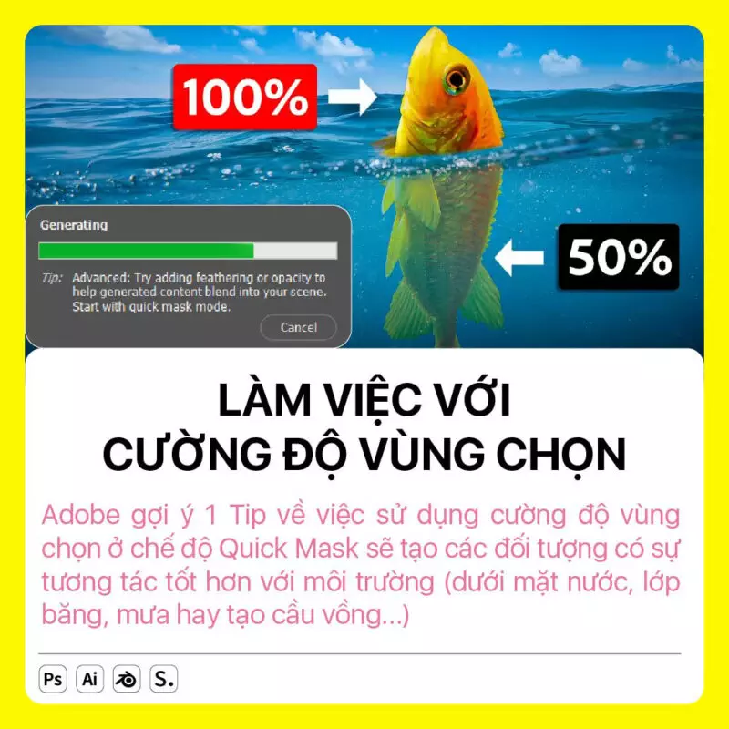 Cach su dung Generative fill hieu qua 21 Cách sử dụng Gernerative fill trong photoshop hiệu quả