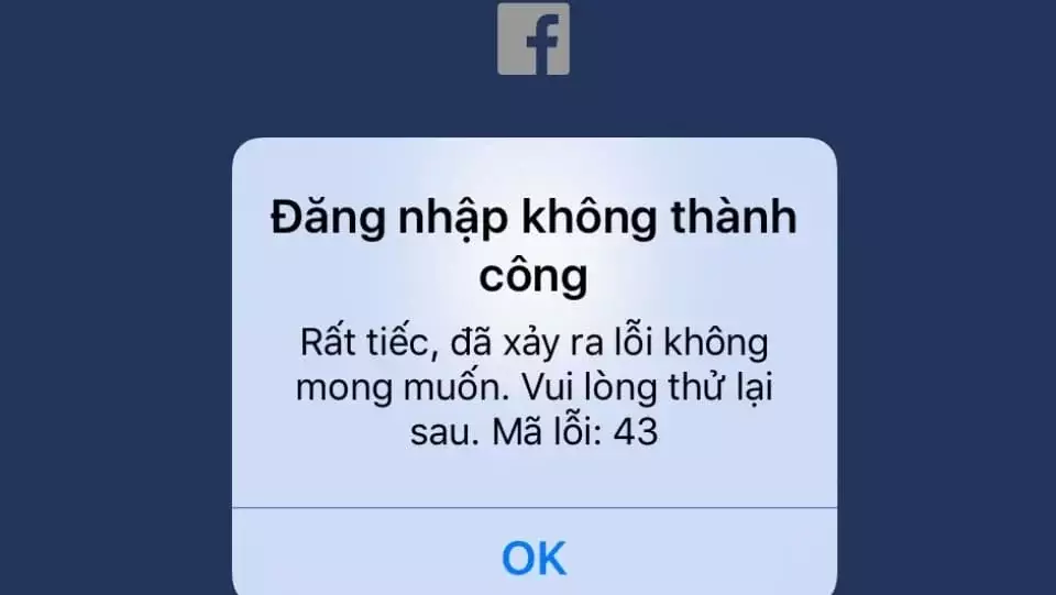 Lỗi liên quan đến việc truy cập Facebook là thường gặp nhất