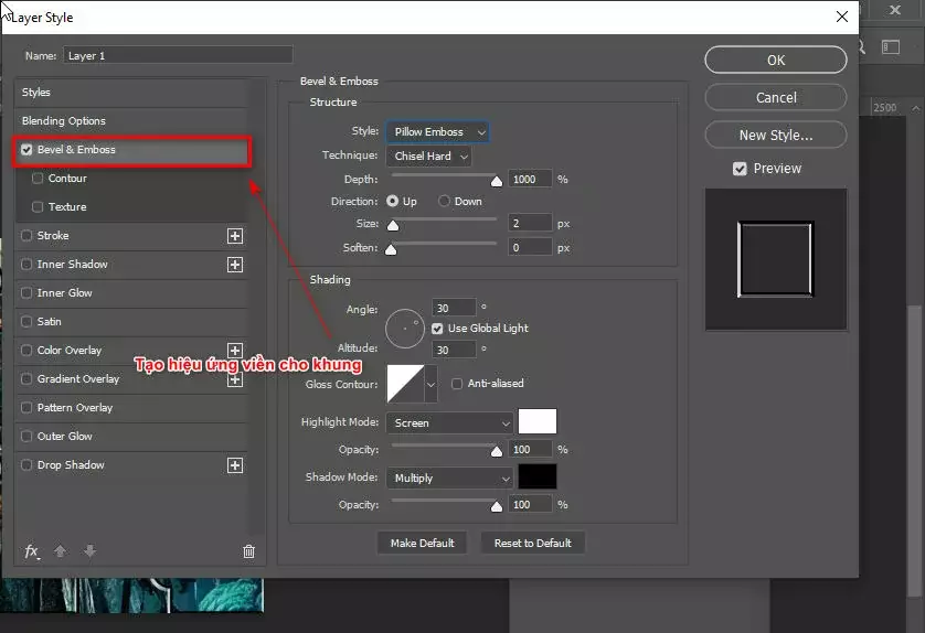 Cách tạo khung xếp trong photoshop Cách tạo khung xếp trong photoshop
