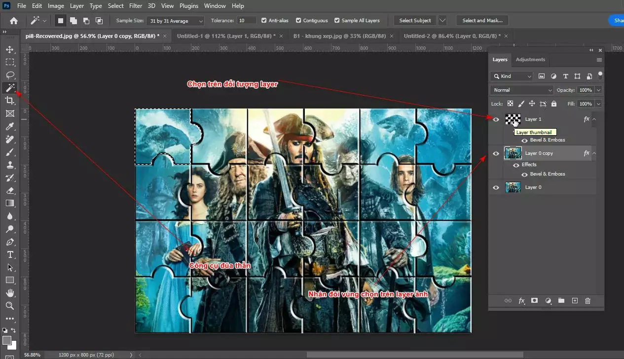 Cách tạo khung xếp trong photoshop Cách tạo khung xếp trong photoshop