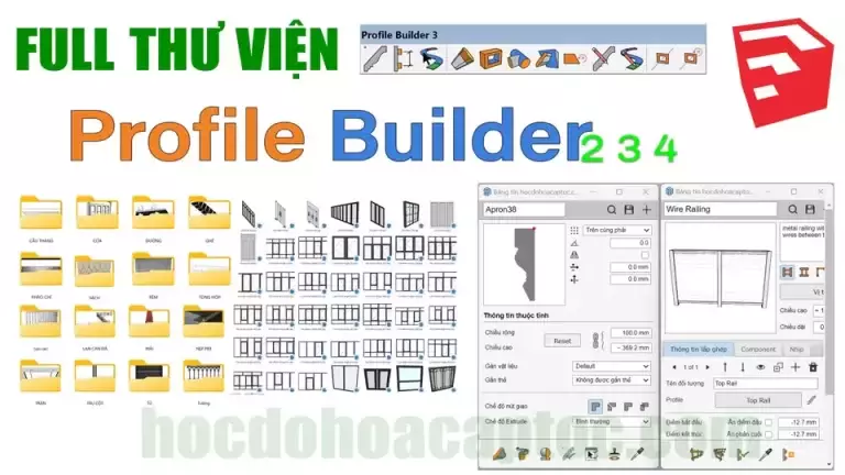 Thư viện profile builder cho Sketchup công cụ vẽ siêu tốc 2 Hướng dẫn sử dụng Pen Tool Photoshop