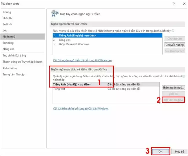 Cách cài đặt Tiếng Việt cho Microsoft Office 365, 2021, 2019, 2016, 2013 Cách cài đặt Tiếng Việt cho Office 2010, 2016, 2019, 2021, 365
