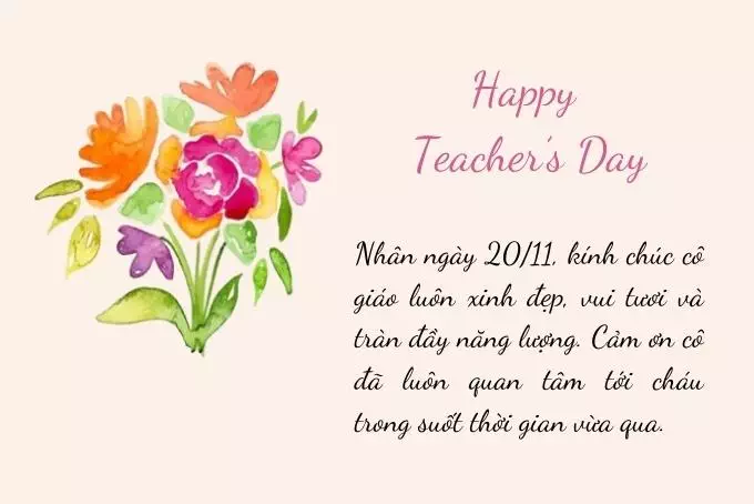 Lời chúc 20 11 hay, ngắn gọn và ý nghĩa nhất dành tặng thầy cô 1 Lời chúc 20 11 hay, ngắn gọn và ý nghĩa nhất dành tặng thầy cô