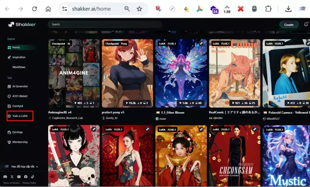 Hướng dẫn tạo ảnh trên shakker Ai hoàn toàn miễn phí Hướng dẫn tạo ảnh trên shakker Ai hoàn toàn miễn phí