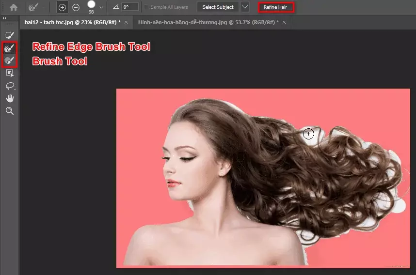Hướng dẫn tách nền photoshop cực nhanh 3 tách nền photoshop