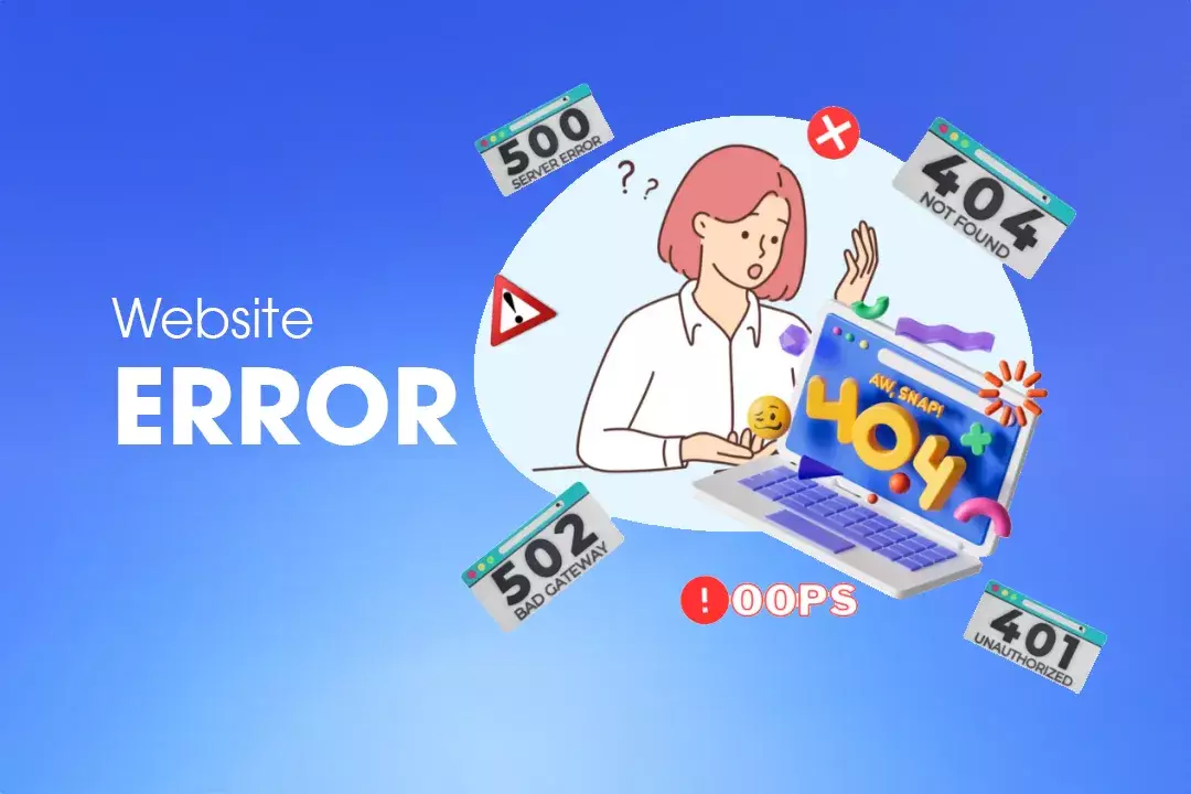 Tổng hợp các mã lỗi website