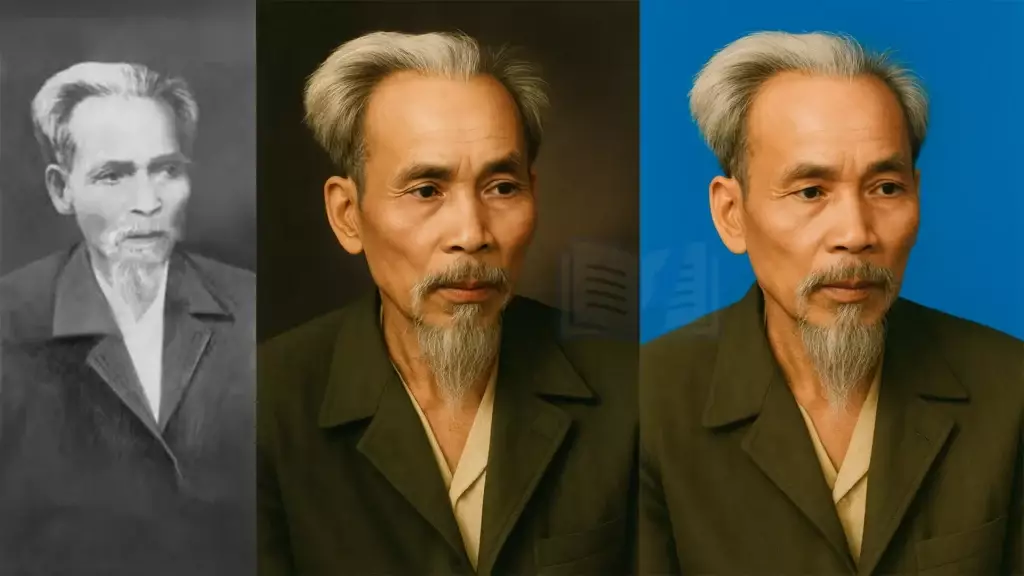 Cách phục chế ảnh cũ bằng ai miễn phí giải pháp đột phá trong sửa hình ảnh 4 Phuc che anh cu