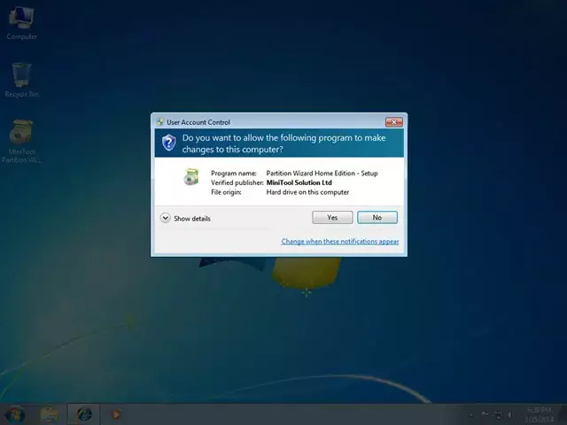 Cách chia ổ cứng win 7 10 11 cực nhanh và hiệu quả bằng Partition Wizard 3 Hộp thoại xác nhận cho phép cài đặt ứng dụng