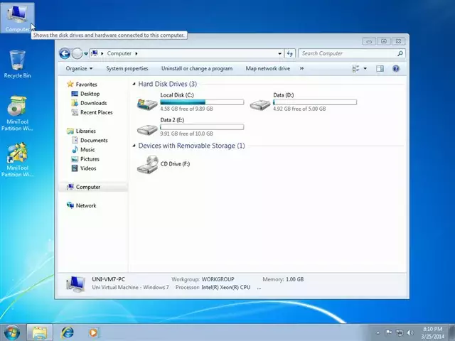 Cách chia ổ cứng win 7 10 11 cực nhanh và hiệu quả bằng Partition Wizard 25 Kiểm tra lại trong Computer