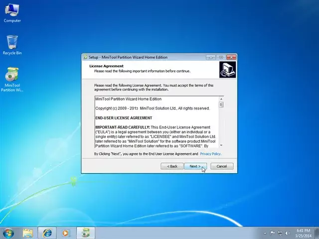 Cách chia ổ cứng win 7 10 11 cực nhanh và hiệu quả bằng Partition Wizard 5 Điều khoản sử dụng chương trình