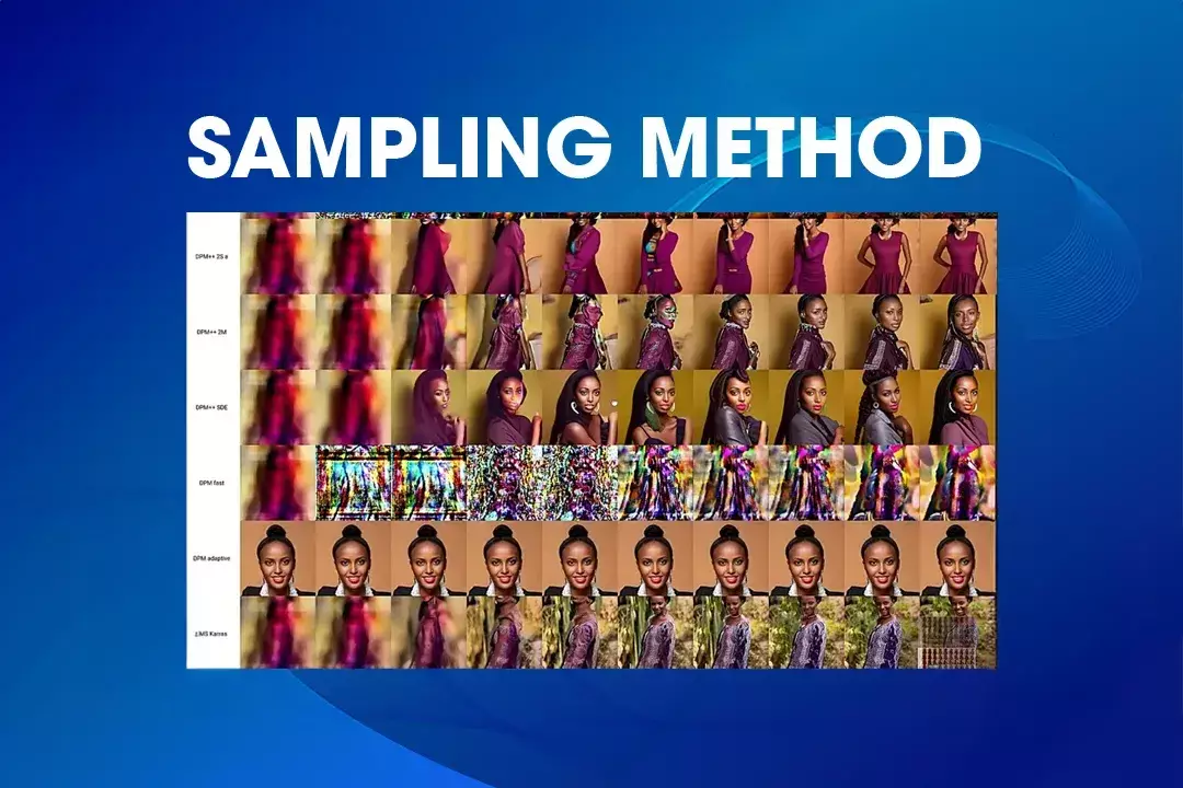Cach chon sampling method stable diffusion va vi sao