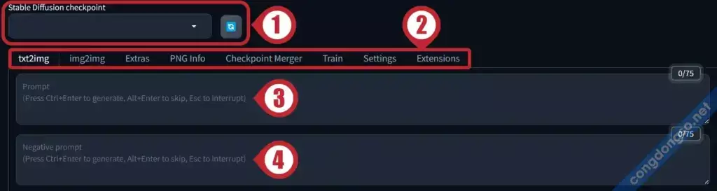 Cách sử dụng Stable Diffusion chi tiết 2 Cách sử dụng Stable Diffusion chi tiết