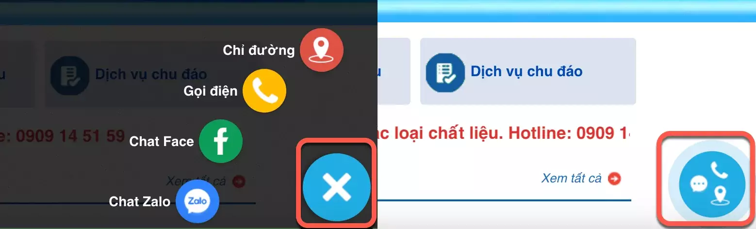 code hien thi hotline